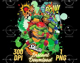 Tmnt PNG,ninja turtle png,High Quality, For Cricut, Cake Topper, Printable Art, Instant Download, Digital File, Printable Image, TMNT shirt