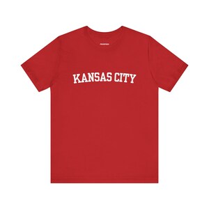 Kansas City Tee, Kansas City Chiefs, Unisex Shirt, Women&#39;s Shirt, Men&#39;s Shirt, Red Kingdom, Missouri, Sports Fans, Football, Super Bowl