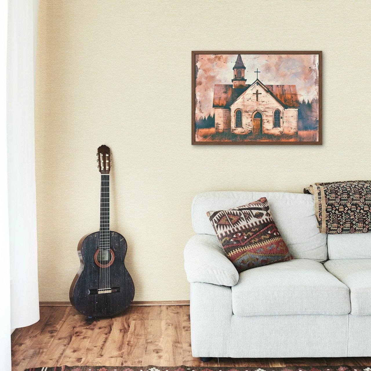 Old Church Wall Art, Digital Print, Elegant Printable Wall Art ...