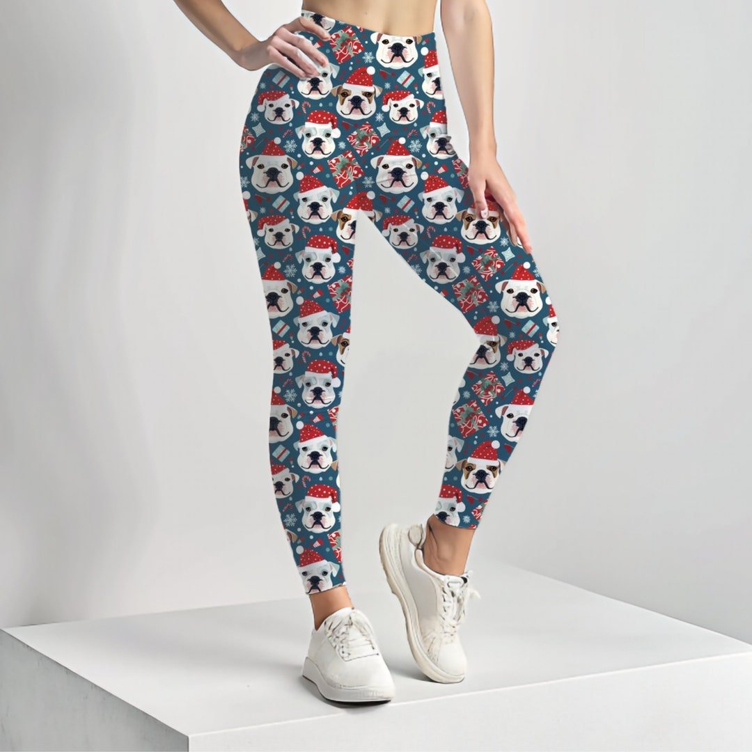 Pattern Print Bulldog Women Leggings