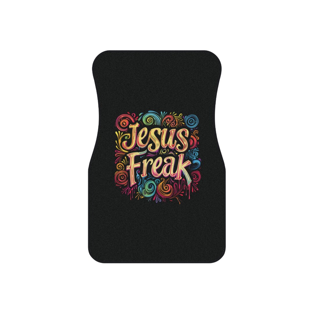 Jesus Freak Car Mats (set of 4), Christian Scriptural Floor Mats