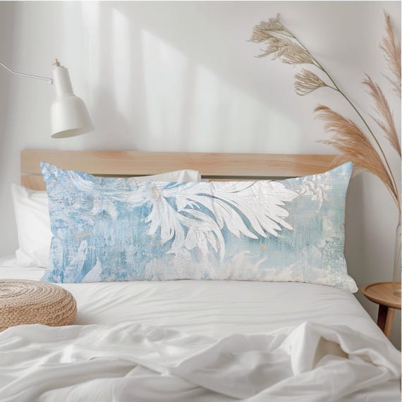 Floral Body Pillows, Long Lumbar Floor and Sleeping Pillow