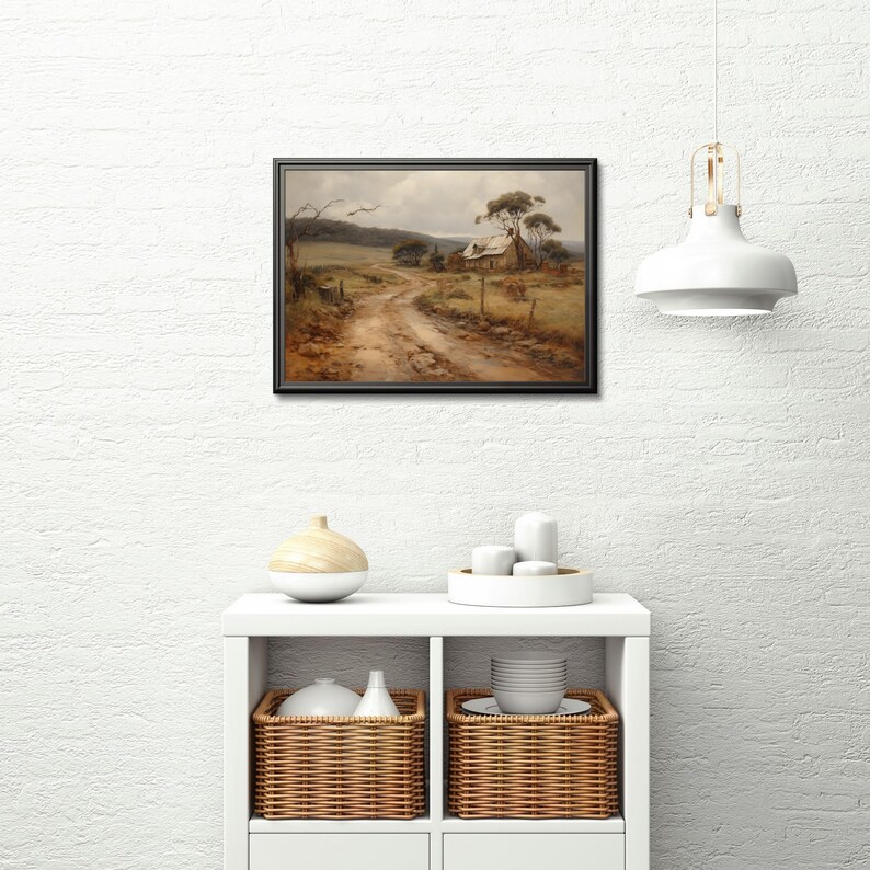 Old Country House Wall Art, Digital Print, Elegant Printable Wall Art ...