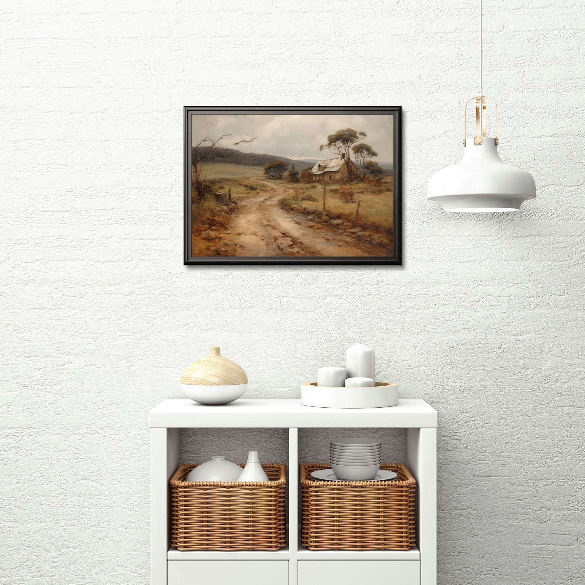 Old Country House Wall Art, Digital Print, Elegant Printable Wall Art ...