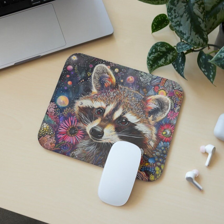 Raccoon Mouse Pad (rectangle) - 9