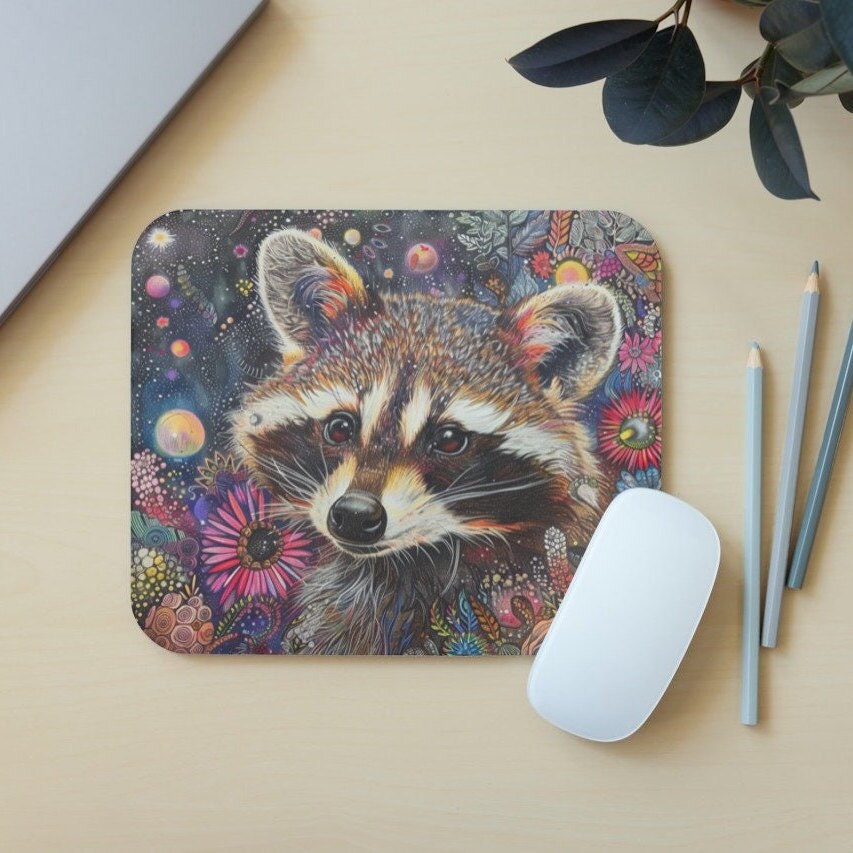 Raccoon Mouse Pad (rectangle) - 9