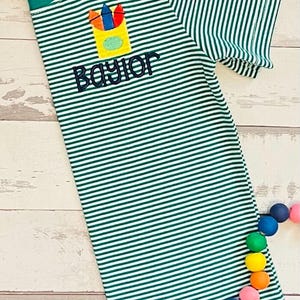 Boys Back to School Shirt Toddler Boys Monogram First Day of School Shirt Personalized Boys Back to School Top