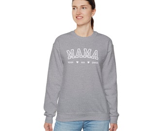 MAMA Crewneck Sweatshirt White