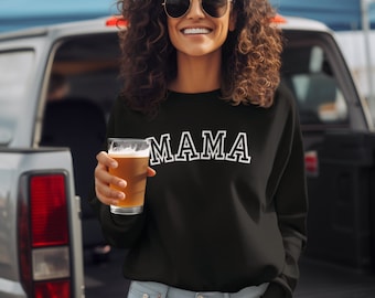 MAMA Crewneck Sweatshirt White