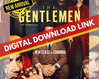 NEW The Gentlemen 2024 Full Season (HD) Digital Download Link, Action Comedy Drama TV Series, All Episodes, Instant Access