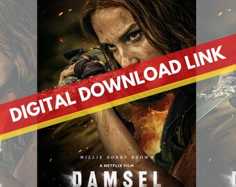 Damsel 2024 Movie (HD) Digital Download Link, Action Fantasy Adventure Film, Instant Access