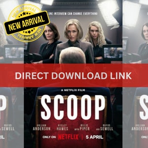 NEW Scoop 2024 Movie (HD) Digital Download Link, Biographical Drama Film, Watch Anywhere, Instant Access