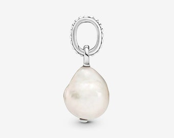 Pandora Freshwater Cultured Baroque Pearl Pendant