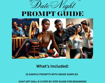 Buy1Get1 Sale, AI prompts, Chat GPT Prompt Guide, Dall E3 prompt guide|, prompt guide, Digital Download, Ai prompts, Ai Art | Date Night
