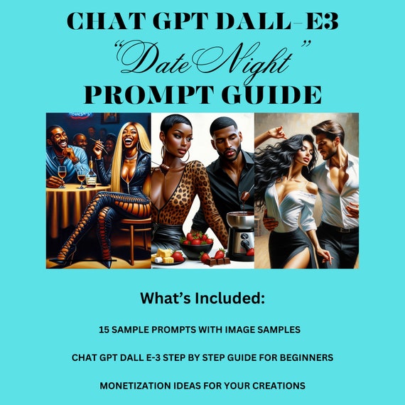 Buy1Get1 Sale, AI prompts, Chat GPT Prompt Guide, Dall E3 prompt guide|, prompt guide, Digital Download, Ai prompts, Ai Art | Date Night