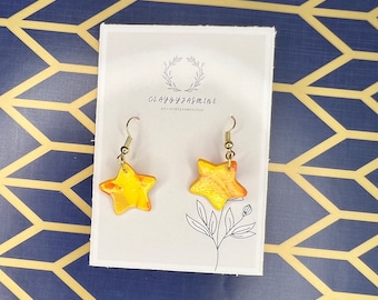 Fire Star Dangles