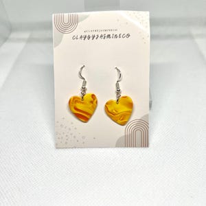 Fire Heart Dangles