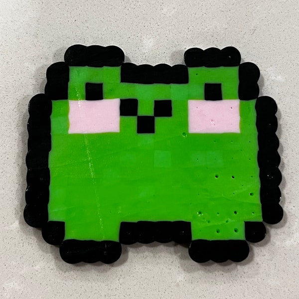 Cute frog perler bead