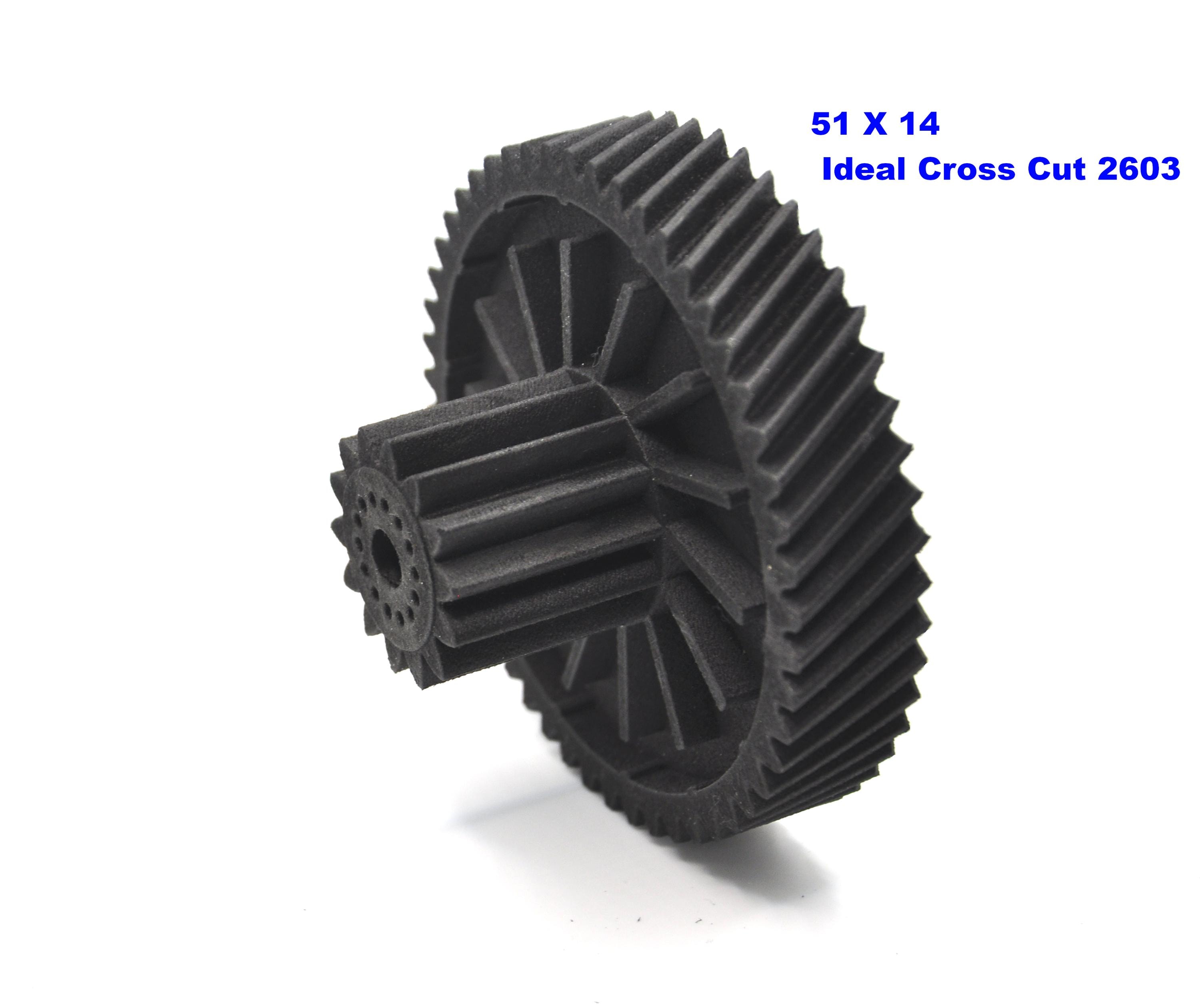 Zahnrad 51X14 für Aktenvernichter Ideal Cross Cut 2603, Ideal 3102