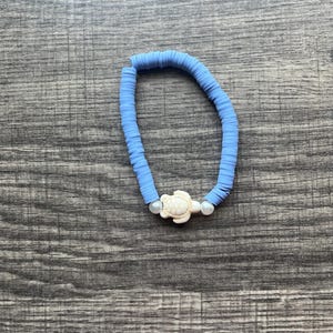 Blue sea turtle bracelet