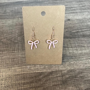 Pink Coquette Dangle Earring