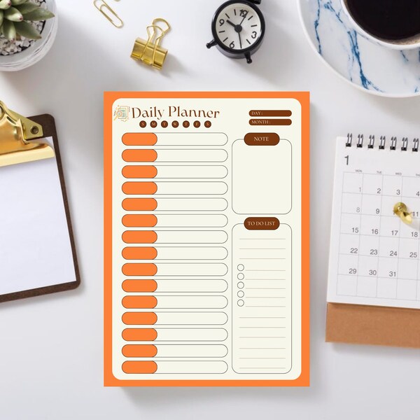 Digital Daily Planner, Daily Schedule, Printable Planner, Interesting Planners, Everyday work, Useful planners, Daily work Planner