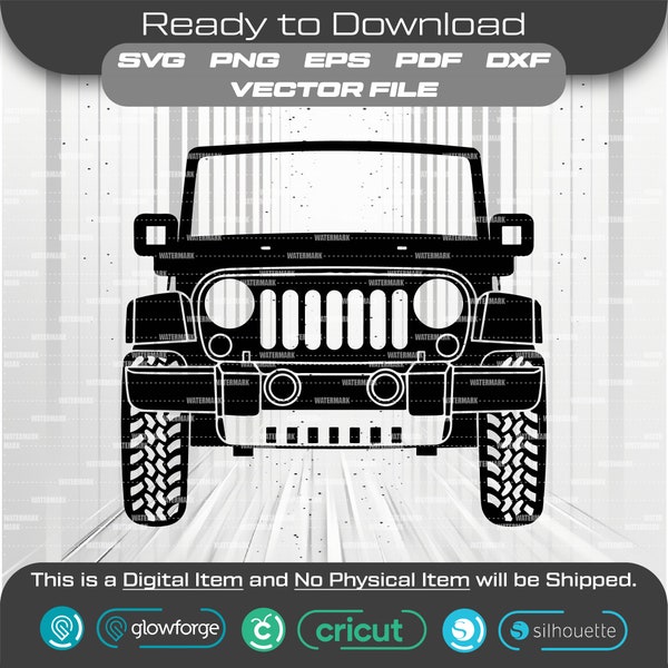 Offroad Car - Svg Png Dxf Cricut File, Svg Bundle, Sticker, Cricut Svg Instant Download, Star
