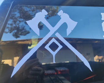 New World Aeternum" car vinyl sticker
