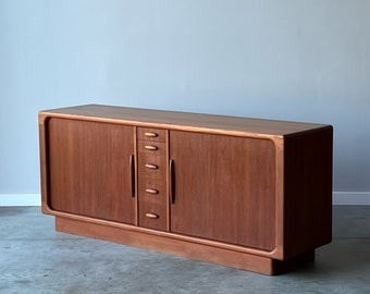 Mid-Century Tambour Door Dresser / Credenza by Dyrlund