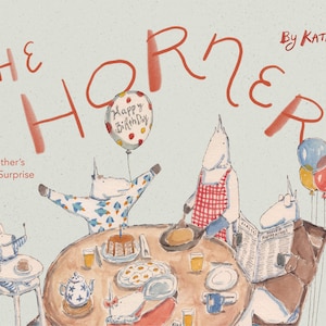 Just Published!  The Horners - Big Brother&#39;s Birthday Surprise - An early reader book