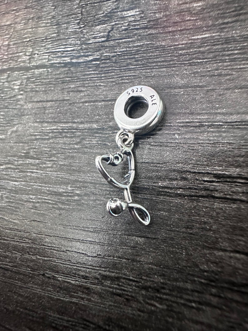 Pandora Stethoscope Heart Dangle Charm Etsy UK