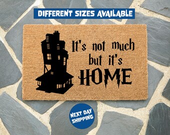 Funny Home Doormat, Eco-Friendly Coir, Non-Slip Rubber Backing