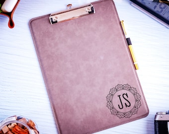 Portapapeles de cuero personalizado, portapapeles con nombre personalizado, portapapeles de cuero personalizado, portapapeles de cuero grabado, regalo para enfermera, regalo para profesor