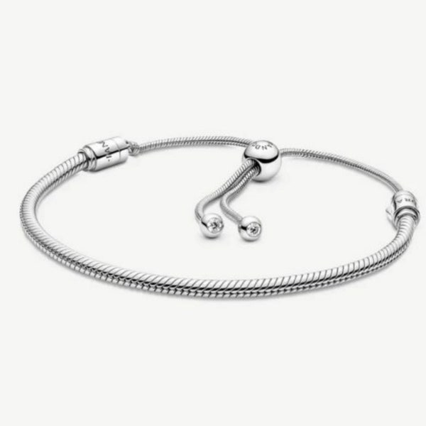 NEW Pandora Snake Chain Slider Bracelet