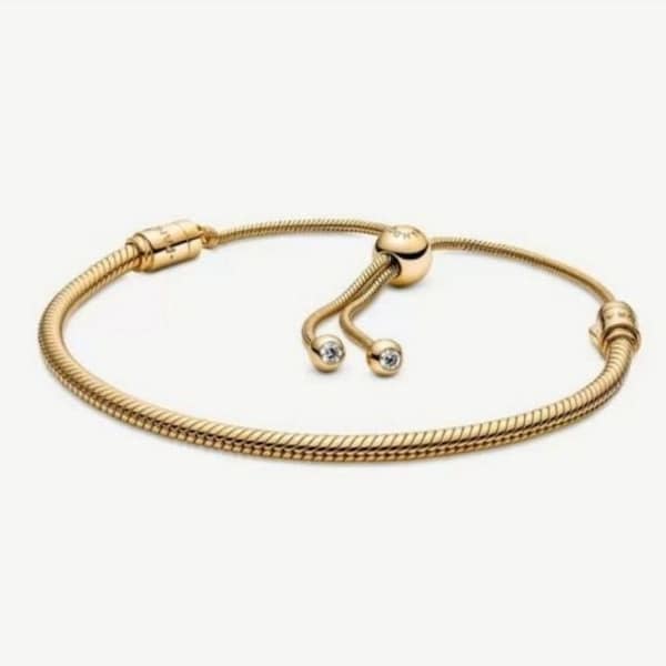 NEW Pandora Snake Chain Slider Bracelet