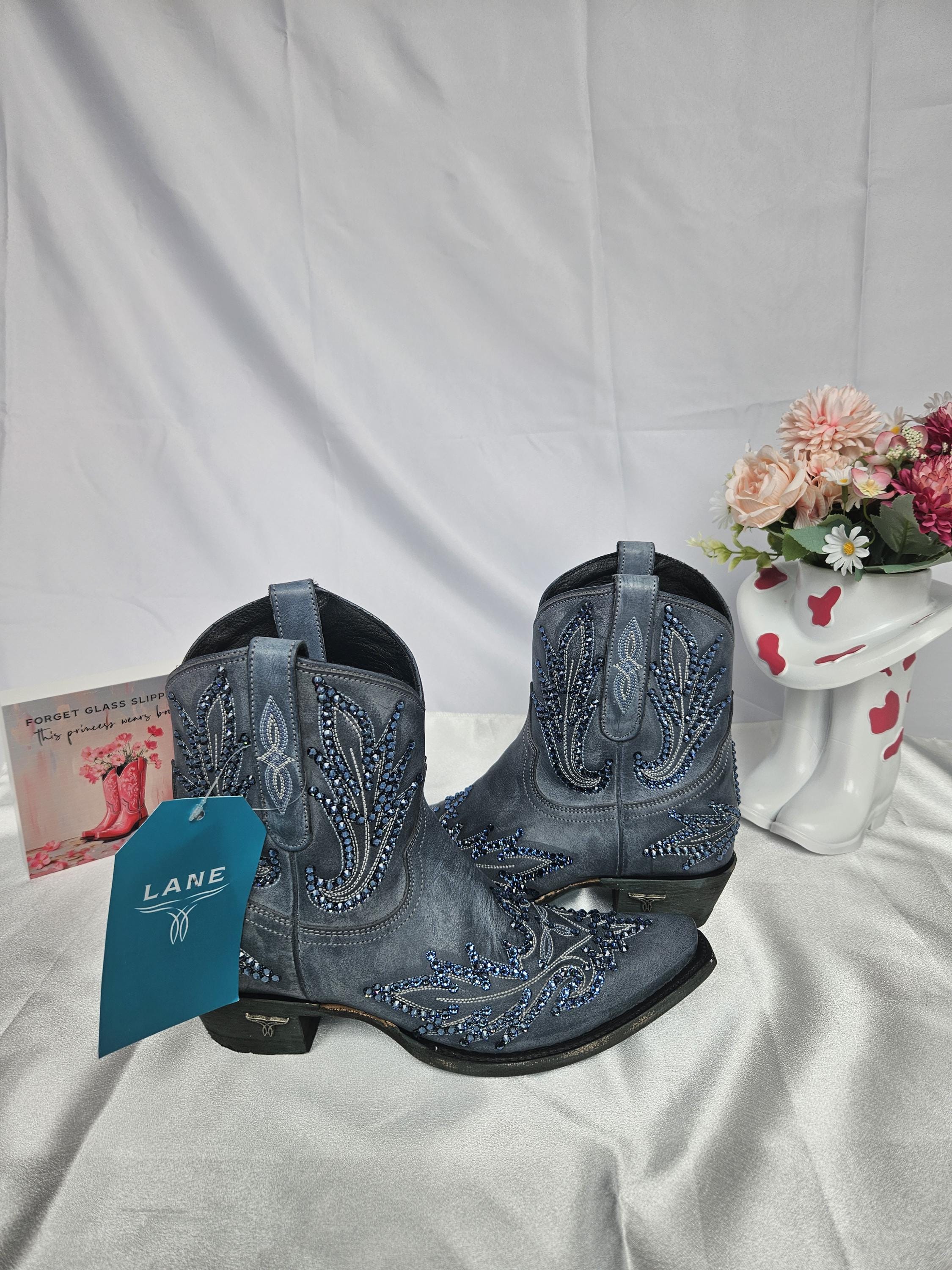 Swarovski Crystal Cowboy Boots - Etsy