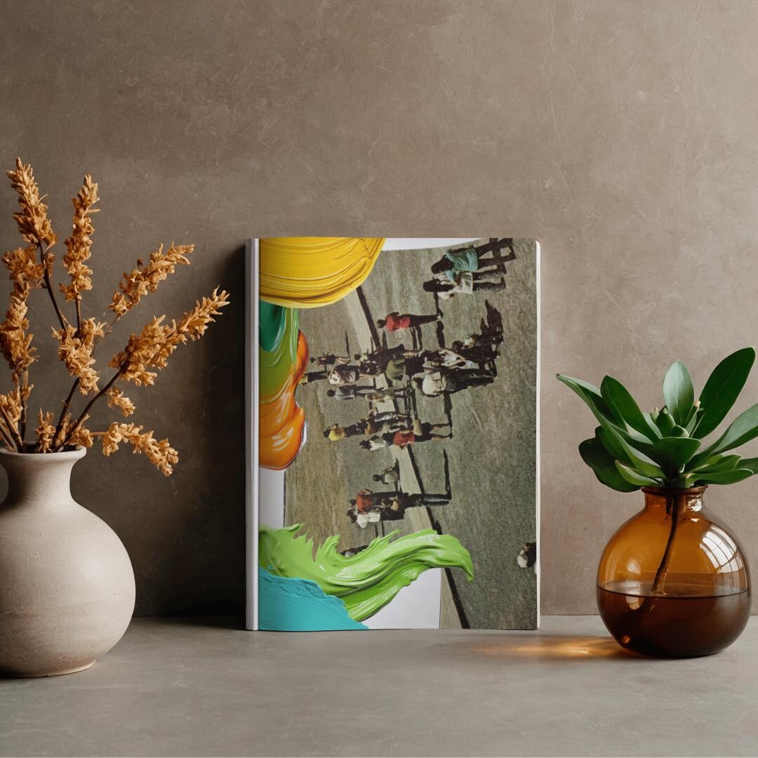 Abstract People Collage Printable Wall Art | Quirky Modern Digital ...