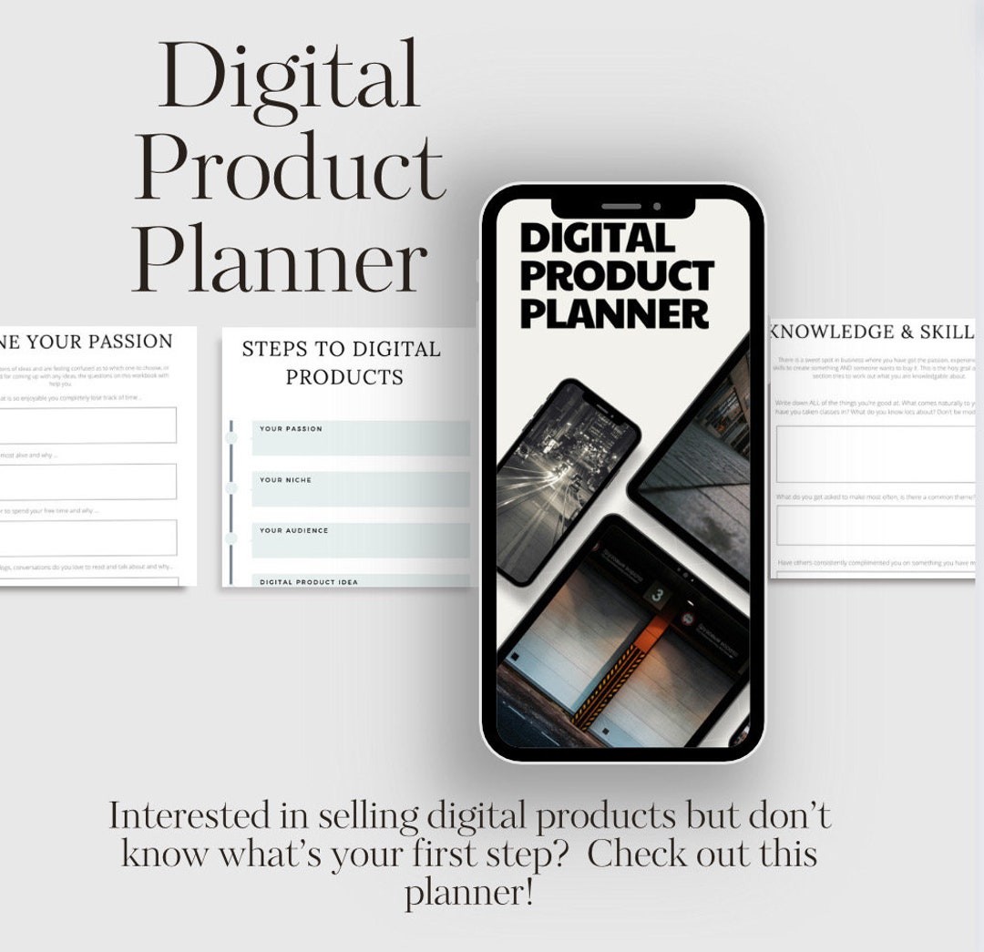 Digital Product Planner Digital Product Guide How-to Sell Digital ...