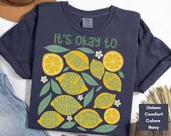 Cute Lemon Teacher Back to School Comfort Colors Shirt, First Day of Elementary School New Teacher Team T-Shirt, Teacher Appreciation Tshirt