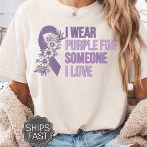 Pancreatic Cancer Survivor Tshirt, Pancreatic Cancer Support Shirt,  Cancer Awareness Tee, Purple Ribbon Cancer Fighter T Shirt