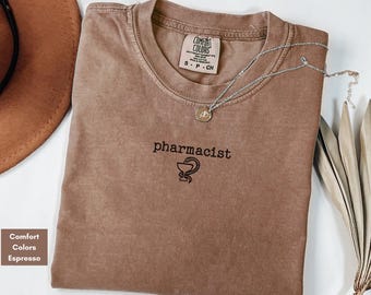 Pharmacist Comfort Colors Shirt, Pharmacy Student Graduation Gift, Pharmacy Squad T-shirt, Gift for Pharmacist, Pharmacology Graduate Tshirt