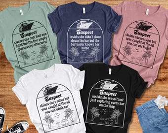 Funny Custom Family Cruise Squad 2025 Shirt, Cruise Crew TShirt, Personalized Cruise Group T-shirt for Vacation, Custom Matching Cruise Tee