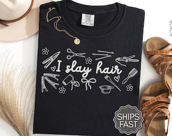 Hairdresser Comfort Colors Shirt, Funny Gift for Hairstylist Graduation Shirt, Funny Hairstylist Tshirt, Hair Stylist Shirt for Hairdresser