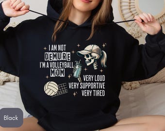 Volleyball Mom Hoodie, Volleyball Player Game Day Vibes Sweatshirt, Volleyball Mom Hoodie Gift, Volleyball Lover Shirt, Volleyball Mom Gift