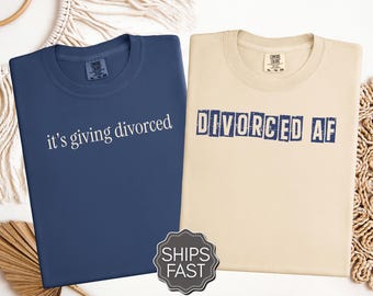 Funny Divorce Shirt for Divorce Party, Gift for Divorcee Long Sleeve Shirt, Just Divorced Gift For Best Friend