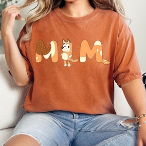 Chili Mum shirt, Bluey, Bluey Inspired MUM shirt, Comfort Colors Brand, Women's, Mom shirt, Chili shirt, Mother's Day shirt, Gift for Mom,