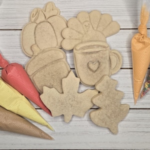 DIY Thanksgiving cookie set
