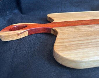 Handcrafted Wood Charcuterie Board – Padauk and hickory
