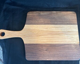 Handcrafted Wood Charcuterie Board – Walnut & Hickory