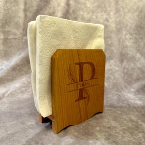 Personalisierte Serviettenhalter